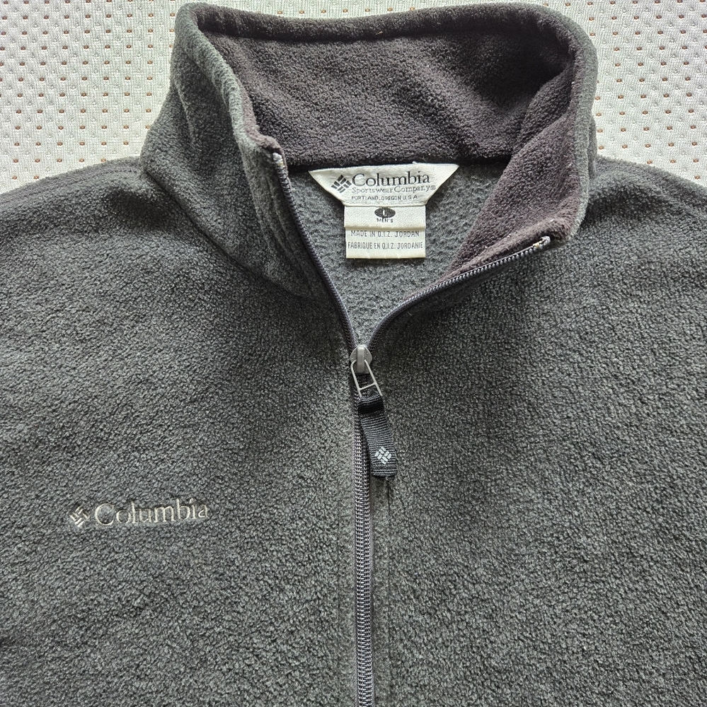 Columbia Gray Fleece Quarter Zip